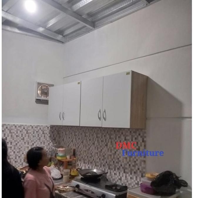 Terlaris Rak Dapur Kitchen Set Atas Rak Bumbu Lemari Sayur Ksa 2 Pintu Ksa 3P Ready Stok