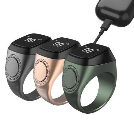 TERBARU Tasbih Digital IQibla Zikir NOOR Smart Tasbih Oled Display Original