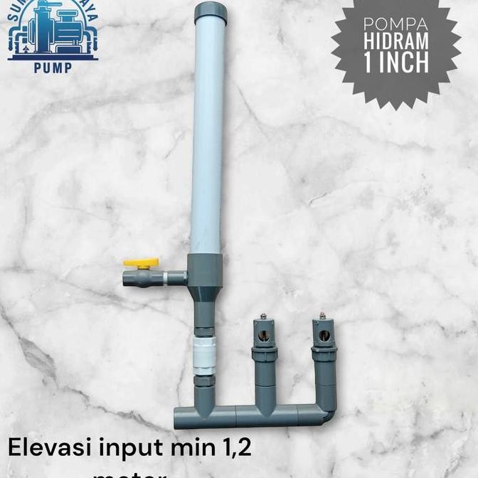 Pompa hidram 1 inch double klep