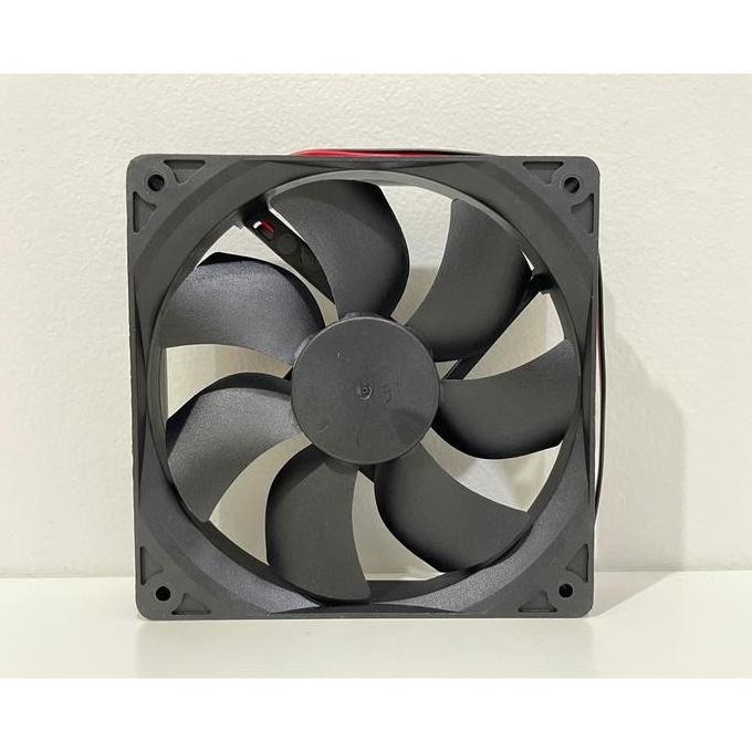 [Expert] Fan DC 12V 24V 12x12 cm / Kipas DC 12V 24V tebal 2.5 cm 12