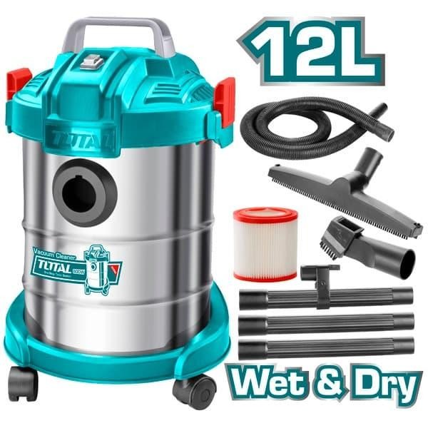 TOTAL WET & DRY VACUUM CLEANER 12L TVC14122