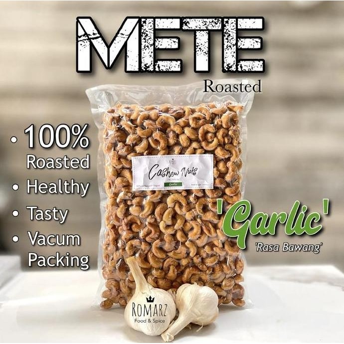 

KACANG METE OVEN RASA BAWANG MEDE OVEN PANGGANG ROASTED RASA GARLIC BAWANG 250gr