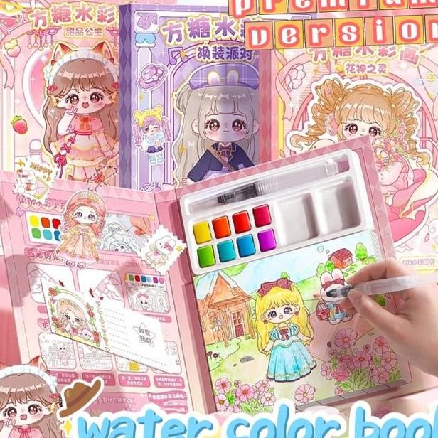 

New Watercolor Book Versi Mainan Anak Buku Mewarnai