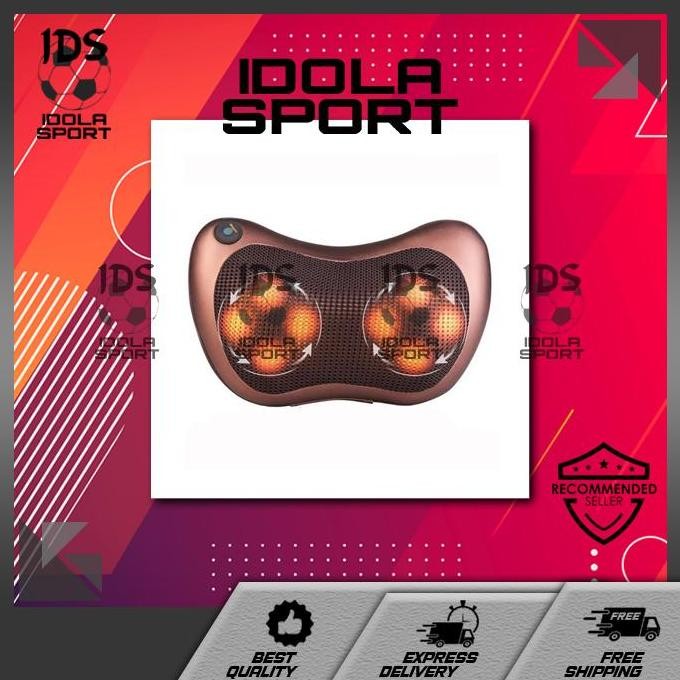 BANTAL MASSAGE ELEKTRIK- MASSAGE PILLOW MOBIL - PIJAT LEHER 8 BOLA MURAH