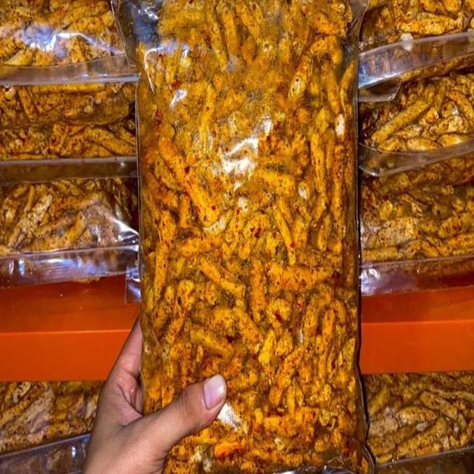 

Basreng pedas daun jeruk 1kg NYEMIL HUHAHH Camilan Chili Goreng Kering Food Snacks Keripik Keripik