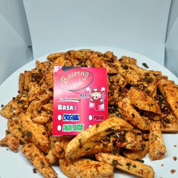 

Basreng Hah pedas daun jeruk 1kg