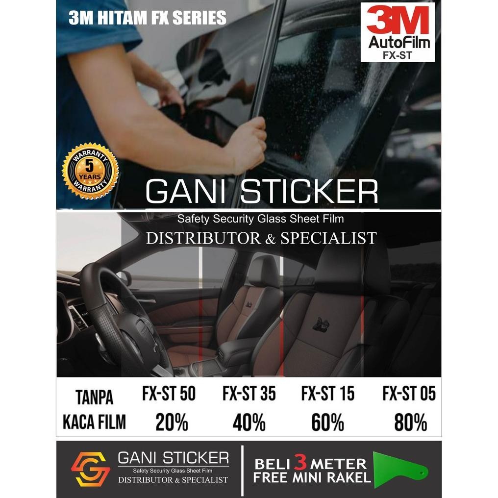 KACA FILM 3M/KACA FILM MOBIL 3M/KACA FILM HITAM AST