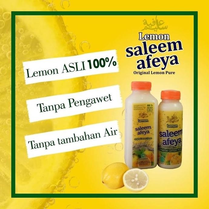 

JH8 Saleem Afeya Sari Buah Lemon 250ml dan 500ml