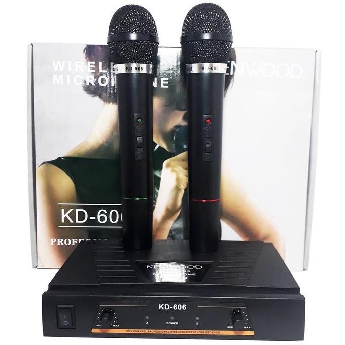 (Expert) KENWOOD KD-606 Microphone Wireless Mikrofon double mic