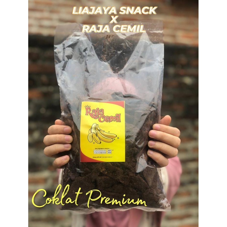 

1 Kg Keripik Pisang Coklat Khas Lampung Raja Cemil Keripik Pisang Lampung Aneka Rasa
