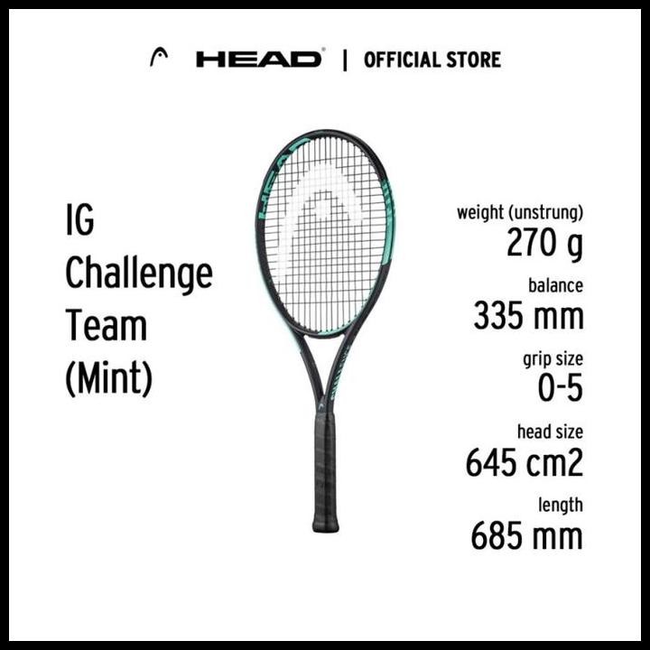 Good Quality Head Racket Ig Challenge Sc20 2024 (Adult) Free Cover Bag - Raket Tennis Include Senar