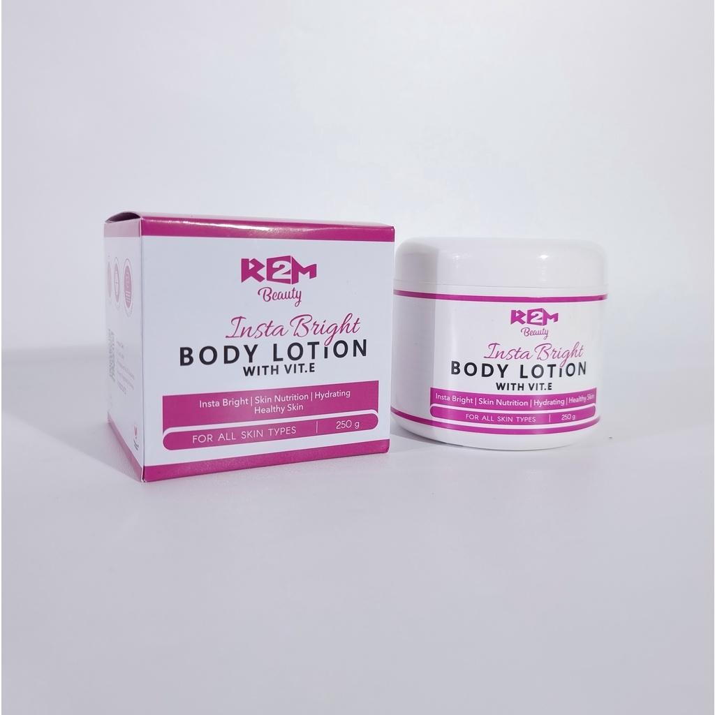 R2M Body Lotion 250Gr Pemutih Badan Whitening Bpom Terbaru Best Quality 100% Original