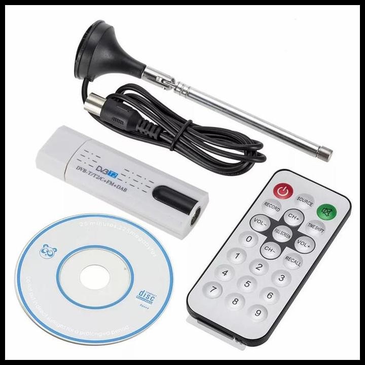 Terlaris Dongle USB TV Tuner DVB-T2 untuk Laptop dan PC OS Windows Best Seller