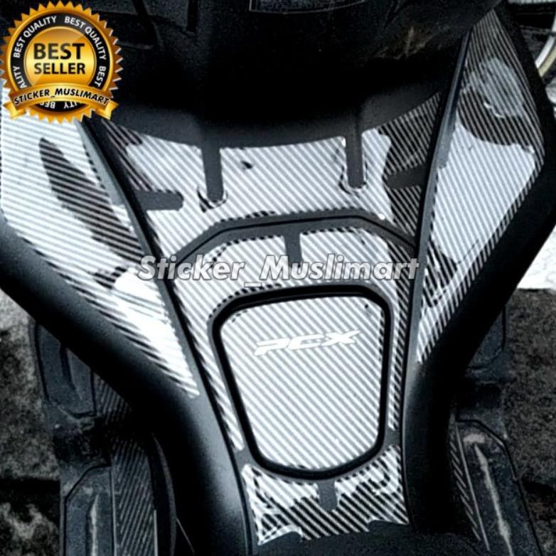TANKPAD PCX 150 TIMBUL MOTIF CARBON WARNA VARIASI PILIHAN AST