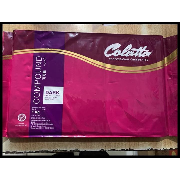 

Terlaris Colatta Dark Compound 1Kg Cokelat Hitam Serbaguna Good Quality
