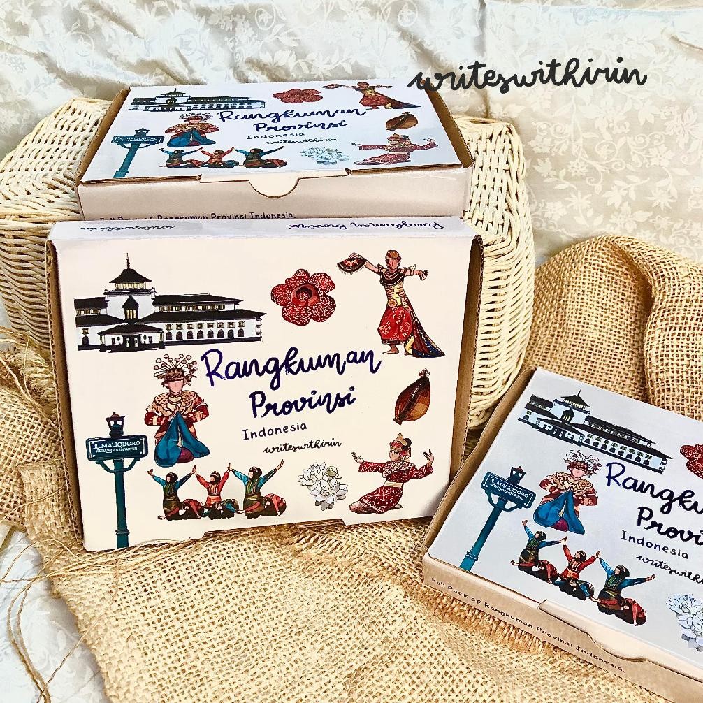 

(writeswithirin) Rangkuman 38 Provinsi Indonesia set lengkap Kartu Pos Postcard/ Post Card/ Penpal/ Poskad / Stiker/ Sticker Sheet DiM