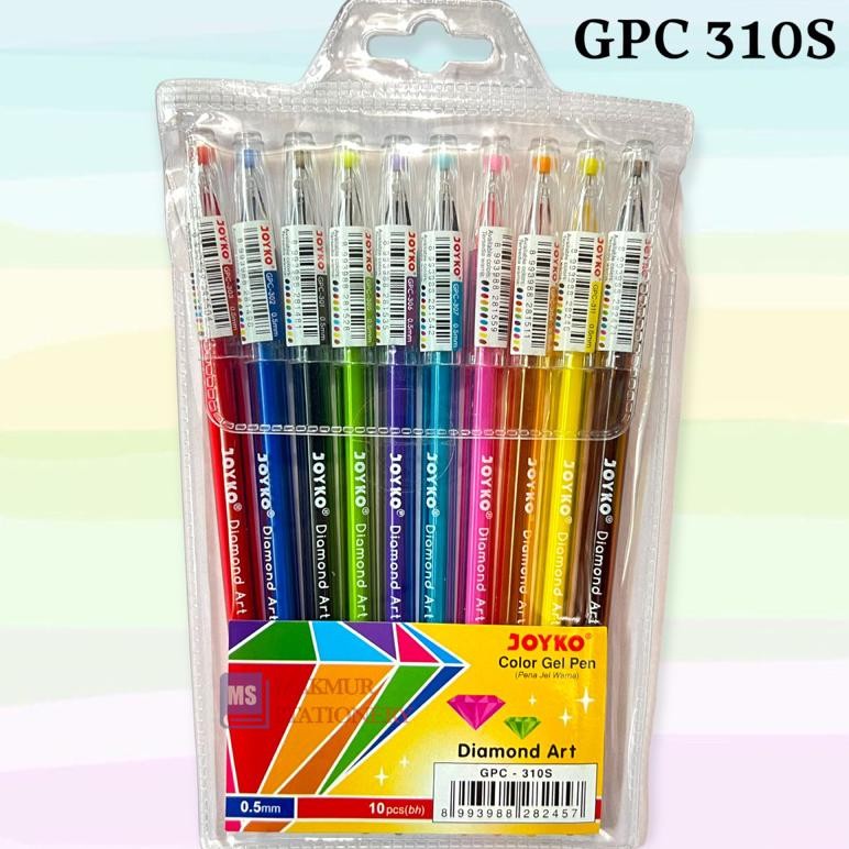 

Color Gel Pen Jokyo 10 Warna GPC 310S (Set) DiM