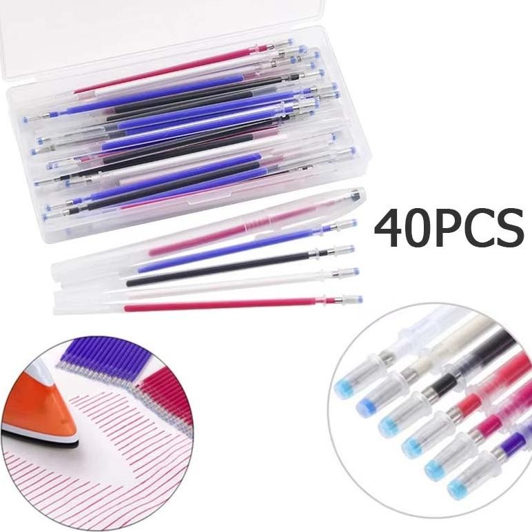 

1 Pack Erasable Pen Bolpen Jahit Heat Erasable Pen Pulpen Pola Jahit Pulpen Pola Kain Universal Bolpoin Kain Pen Pola Panas DiM