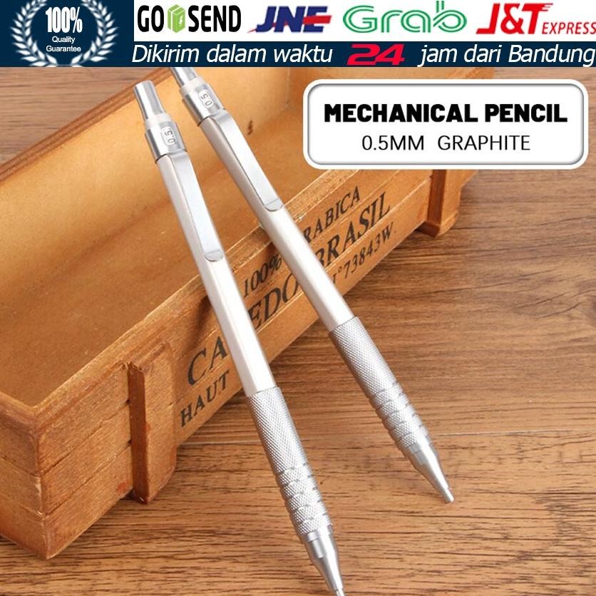 

1Pc Pensil Mekanik 0.5MM Pusat Gravitasi Rendah Gambar Logam Pensil Khusus Kantor Sekolah Tulis Perlengkapan Seni DiM