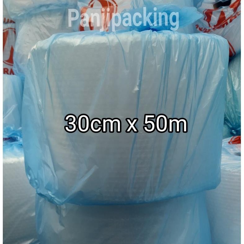 

Bubble wrap 30cm x 50m Bening putih bubblewrap Bandung plastik roll buble DiM