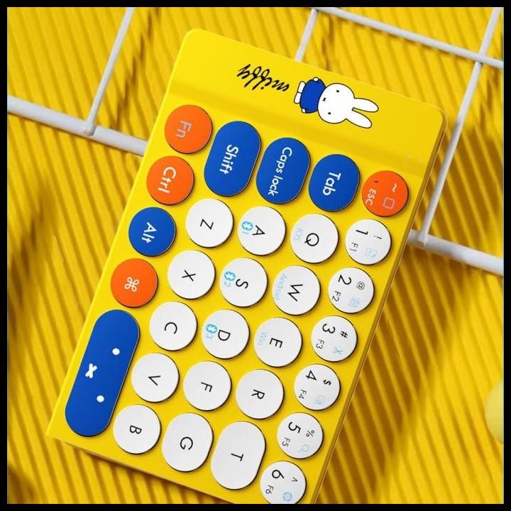 Terlaris Miffy X MIPOW Mini Folding Keyboard For iPhone Slim Wireless Bluetooth Ipad Keyboard For IO