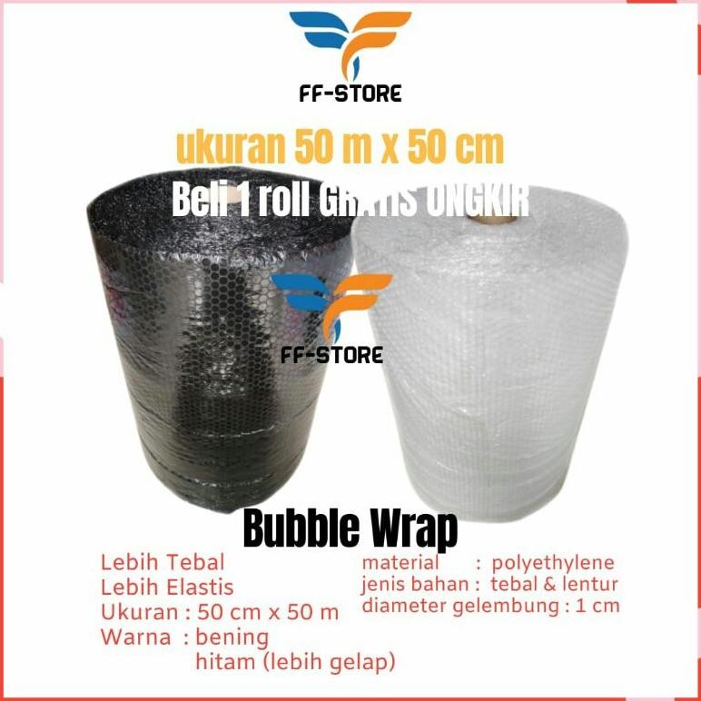 

[Instant] [50Mx50Cm] Bubble Wrap 50cm x 50 meter Bubble Wrap Bening Plastik Bubble Wrap Bubble Wrap Hitam Bandung Murah DiM