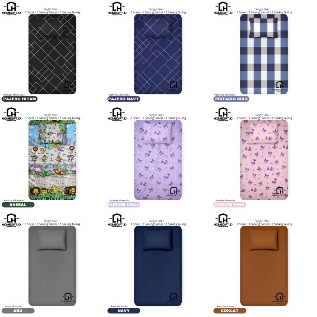 Sprei 80x180x10 - Sprei single 80x180 tinggi 10cm AST