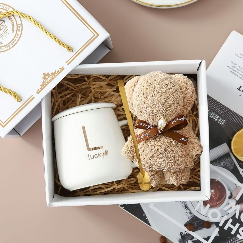 KLJ Nexxio Marble Glass Couple / Canada Marble Mug Gift Box / Gelas Marble Peralatan Minum Hampers S