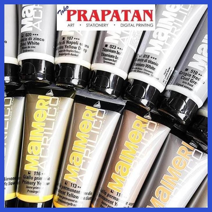 

( SEKOLAH / LUKIS ) READY MAIMERI ACRILICO ACRYLIC 75ML | CAT AKRILIK (SENI / MENGGAMBAR / ART / KERAJINAN ) GOOD QUALITY