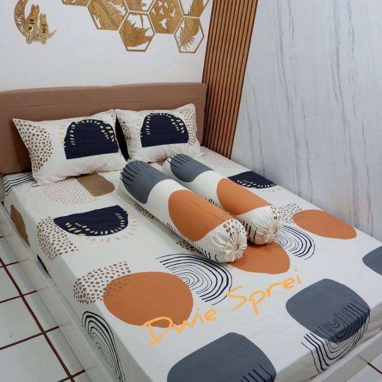 Motif Terbaru  Sprei Katun Lokal Motif Stockholm/Oxford by Bahan Katun Star/Ayla,Sprei Homemade/Spre