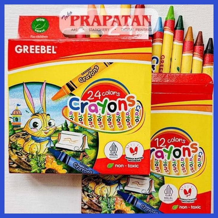 

( SEKOLAH / LUKIS ) READY GREEBEL WAX CRAYON | KRAYON WAX (SENI / MENGGAMBAR / ART / KERAJINAN ) GOOD QUALITY