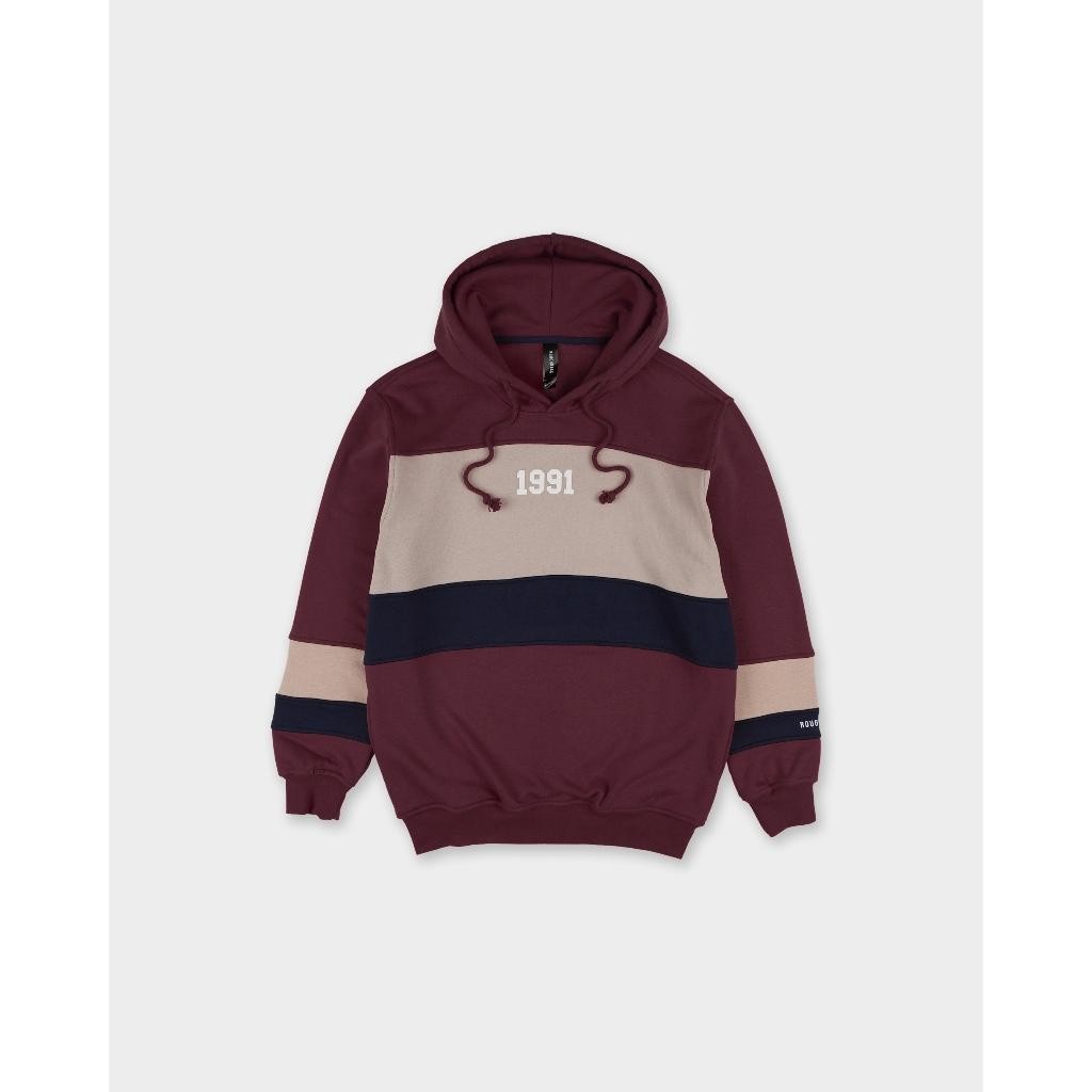 Roughneck H1031 Maroon Polarised 1991 Hoodie Termurah Best Quality 100% Original