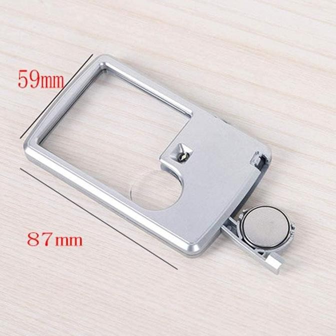 

Sale Led Magnifier Dual Lens 3X 6X - Kaca Pembesar Led Ukuran Kartu Kredit