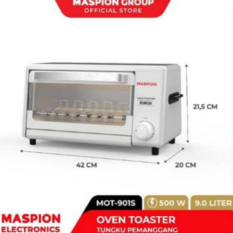 Oven Toaster Maspion MOT 901 Oven Maspion 901 Oven Panggang Maspion Oven Kecil Maspion Mot 901s 901 