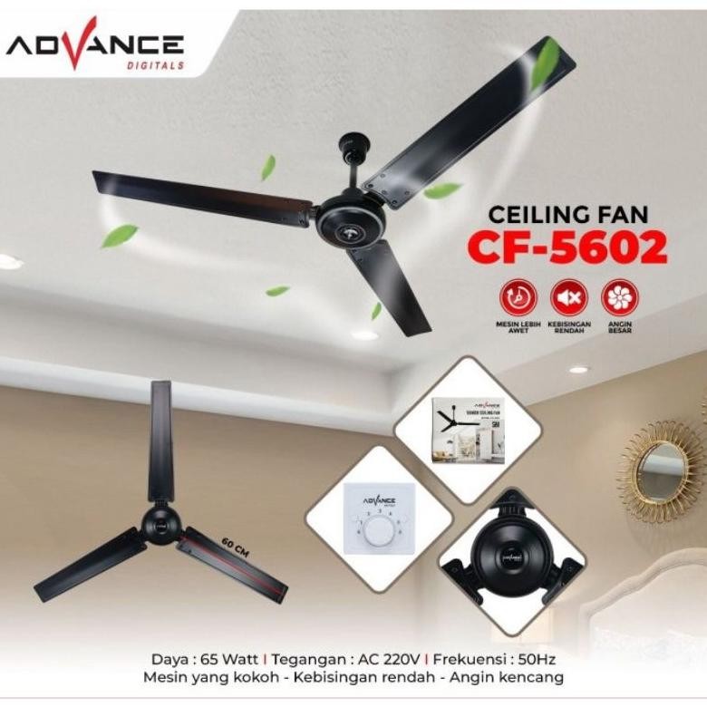 NEW Kipas Angin Plafon Advance CF 5601 CF 5602 Ceiling Fan 56" kipas angin gantung langit cf5601 cf5
