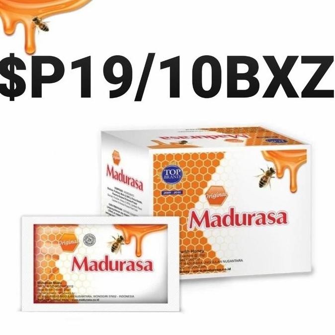 

NEW MADU RASA MURNI ($P19) 1O BOX. KEMASAN 1BOX ISI 12 SACHET READY