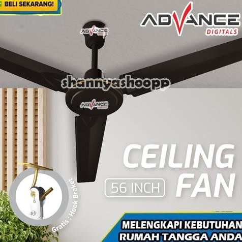 NEW PROMO Kipas Angin Plafon NAGOYA/ADVANCE/sogo/gmc/sanex/yundai (Ceiling Fan) 56" - Baling Besi - 
