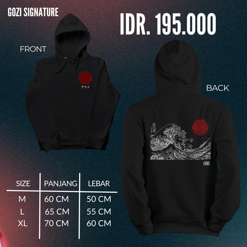 Hoodie Gozi Signature By Alwi Assegaf Akatsuki New Best Quality 100% Original