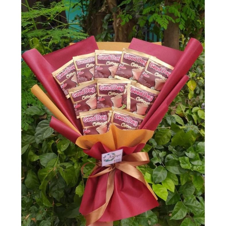 

Buket Kopi Good Day Chococinno bingkisan Snack Ulang Tahun/Ultah/ Wisuda/Hadiah Pacar/Hadiah Mantan