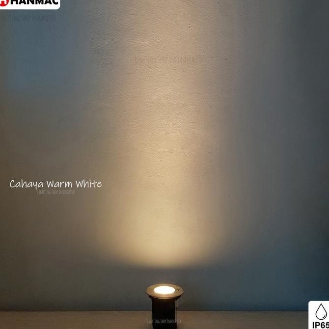 Lampu lantai led tanam sorot focus 12 derajat taman outdoor waterproof