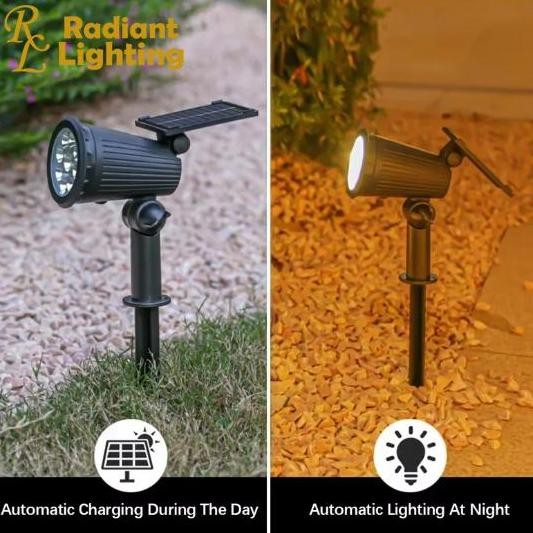 Lampu Sorot Taman Solar Tenaga Surya / Lampu Teras