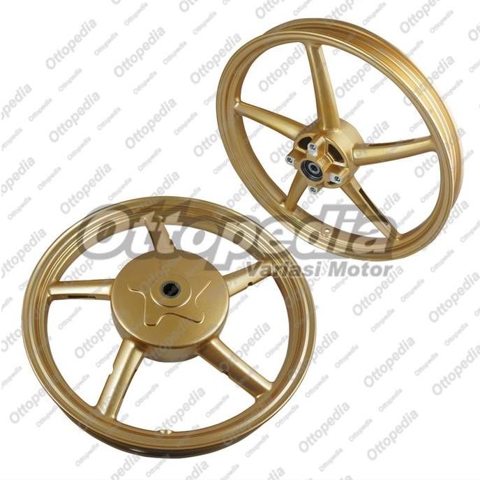 cusss order] Velg Pelek Racing Tapak Lebar RCB Palang 5 Mio J 110 Gold