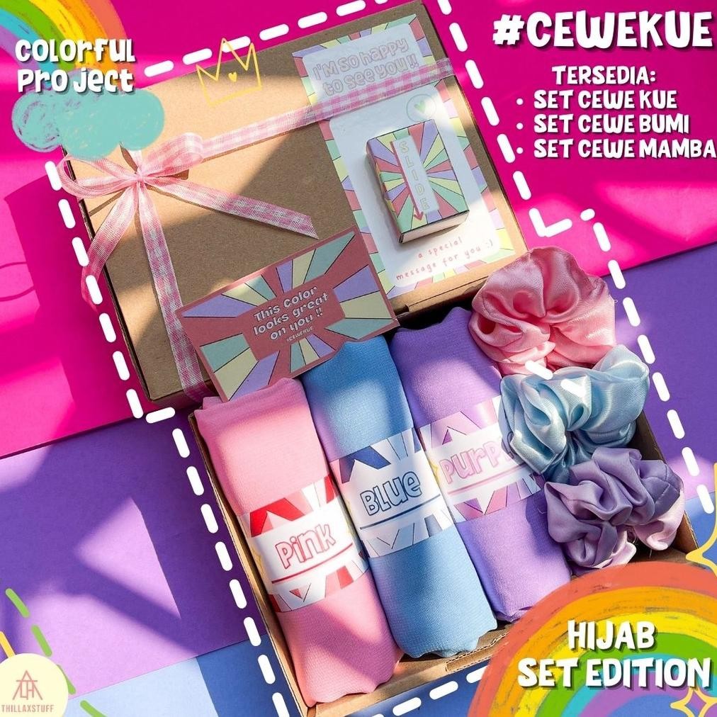 

[COLORFUL PROJECT] HAMPERS HIJAB KADO GIFT BOX HADIAH JILBAB KERUDUNG HIJAB BELLA SQUARE SEGIEMPAT ULANG TAHUN CEWE KUE KADO WISUDA KADO HAPPY BIRTHDAY BDAY VALENTINE LUCU PINK PASHMINA PAKAIAN WANITA CEWE MAMBA CEWE BUMI HAMPERS COKELAT KADO ULTAH