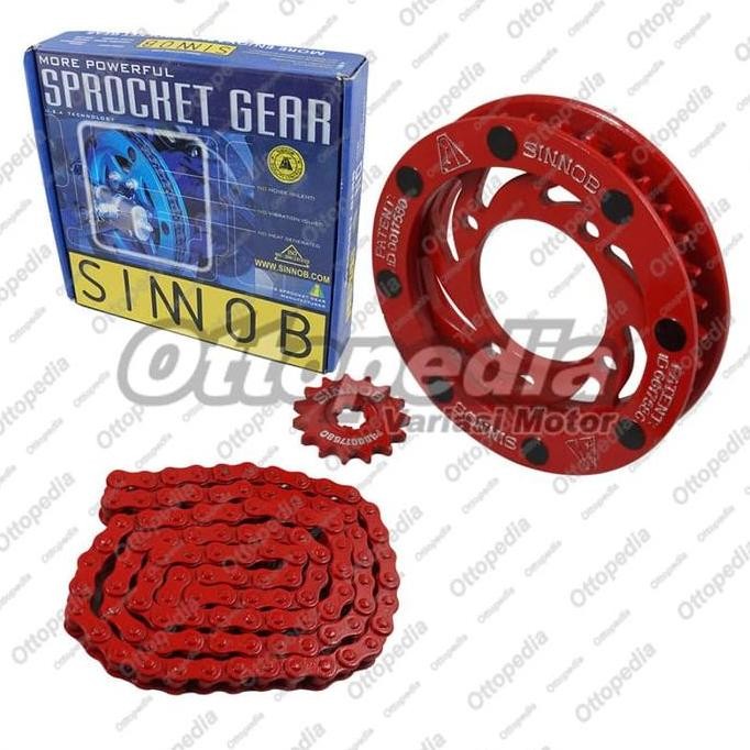 +++++] Gear - Ger - Gir Set Rantai Motor Sinnob Colour Chain Jupiter Z Burhan