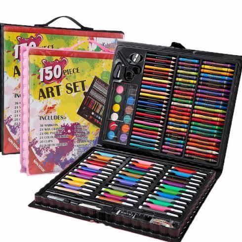 

Art Set Isi 150 Pcs Pensil Warna Set Anak Crayon Full Set Alat Lukis