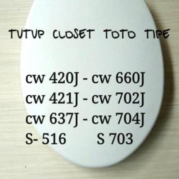 Seat Cover Toilet Tutup Closet Duduk El Toto Tutup Wc