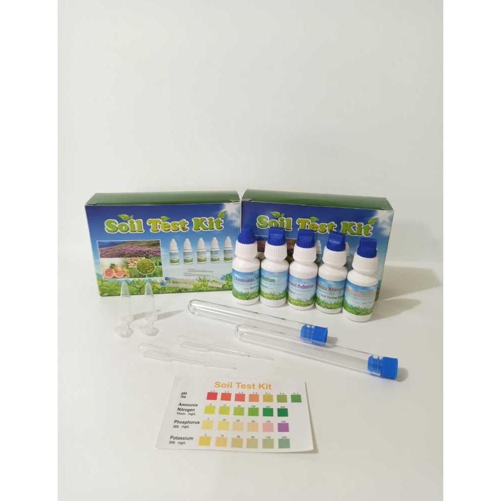 NPK Soil Chemical Test Kit / Soil Test Kit Tanah / Tes Kit Analisa Ph Amonia Nitrogen Fosfor Phospho
