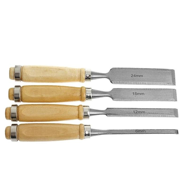 

4Pcs/Set Sculpture Flat Diy Woodworking Hand Tool 601A