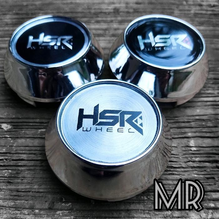 Tutup Dop Peleg Velg Mobil Chrome Hsr Topi 6.4 Cm Kaki 6 Cm Vareasi Kerucut Cover As Roda Mobil Car 
