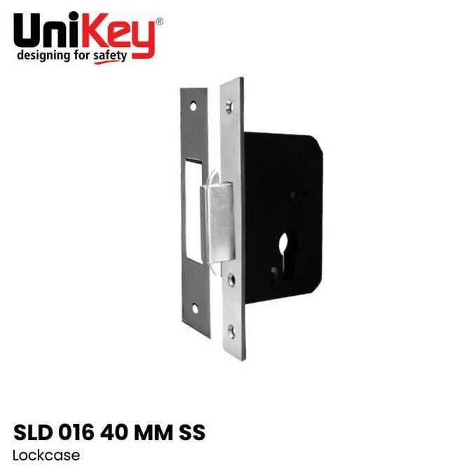 Unikey Stainless Sliding Lockcase Sld 016-40Mm Ss